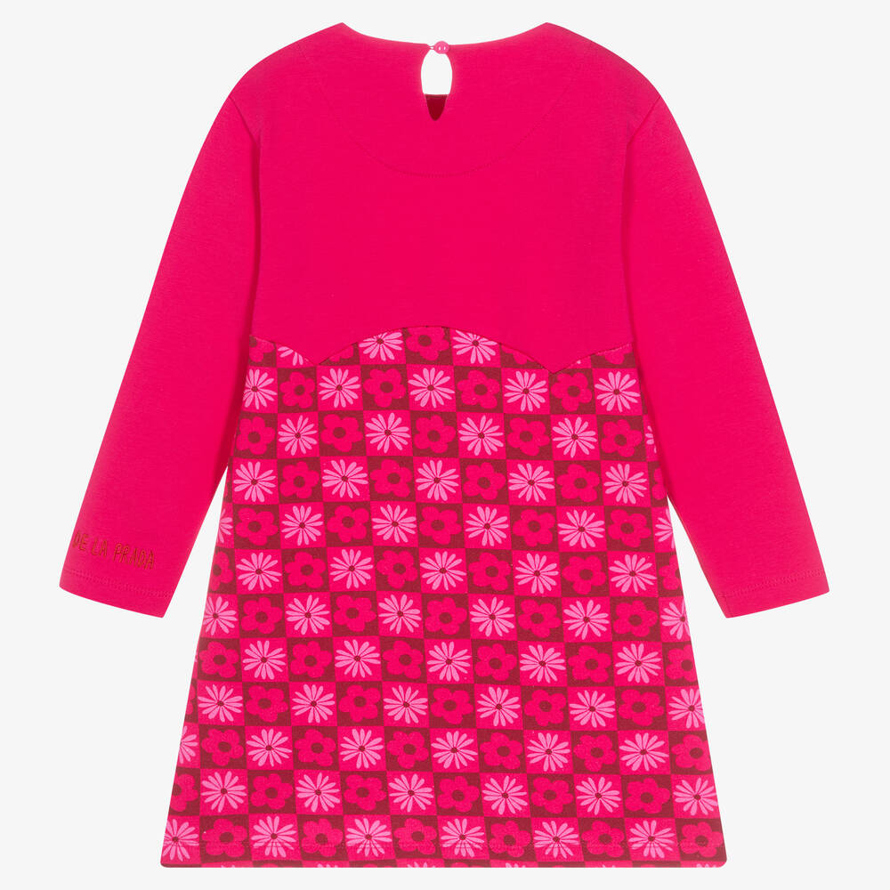Agatha Ruiz de la Prada-Розовое хлопковое платье для девочек | Childrensalon Outlet
