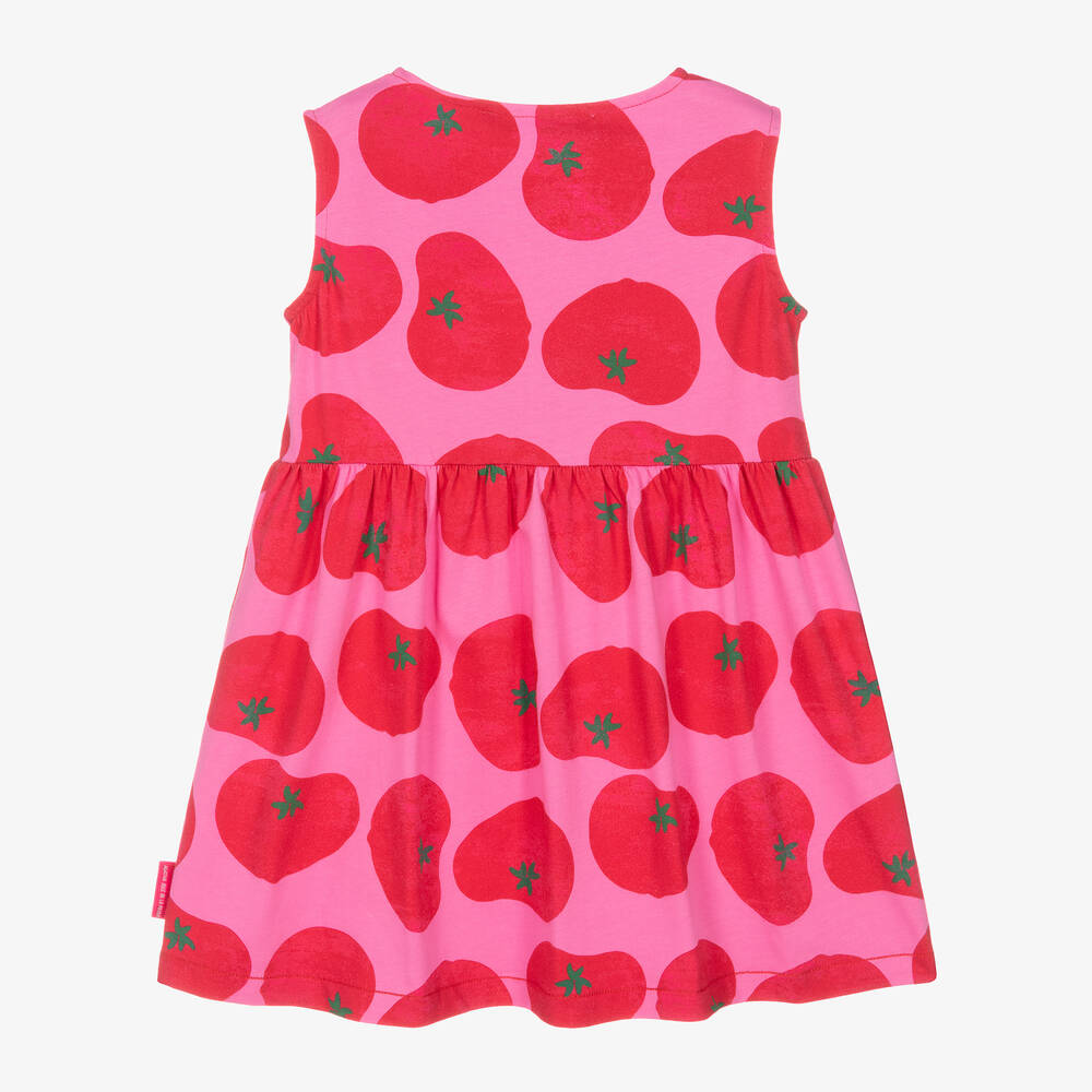 Agatha Ruiz de la Prada-Girls Pink Cotton Dress | Childrensalon Outlet