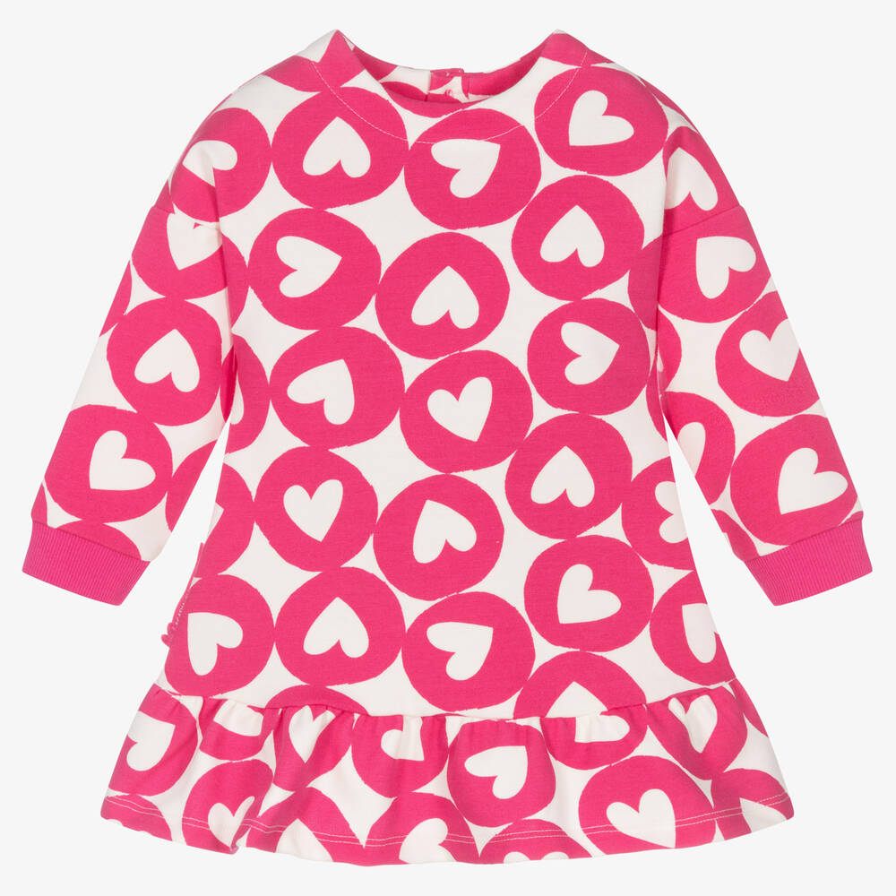 Agatha Ruiz de la Prada - Girls Pink Cotton Dress Set | Childrensalon