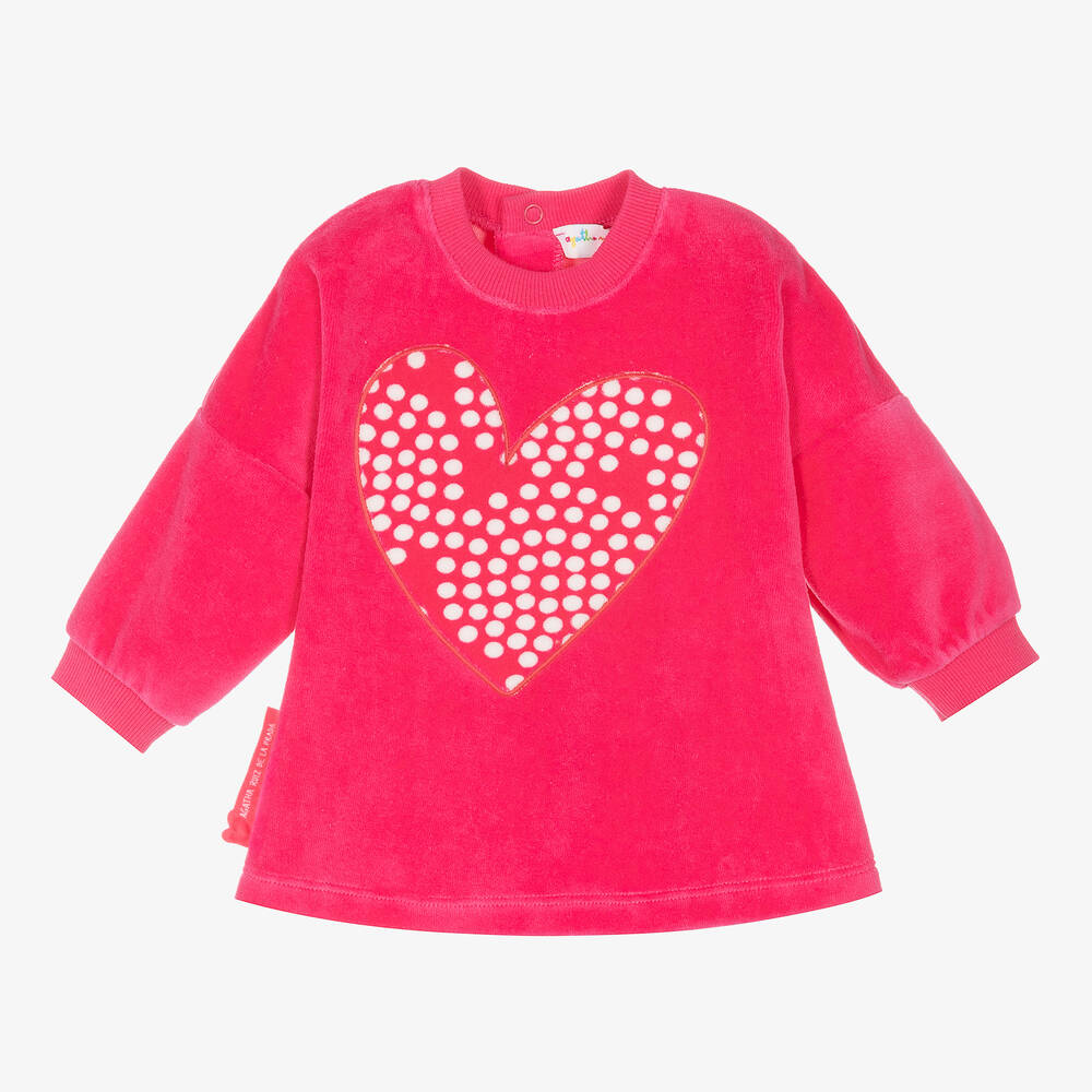 Agatha Ruiz de la Prada - Розовое хлопковое платье и колготки для девочек | Childrensalon