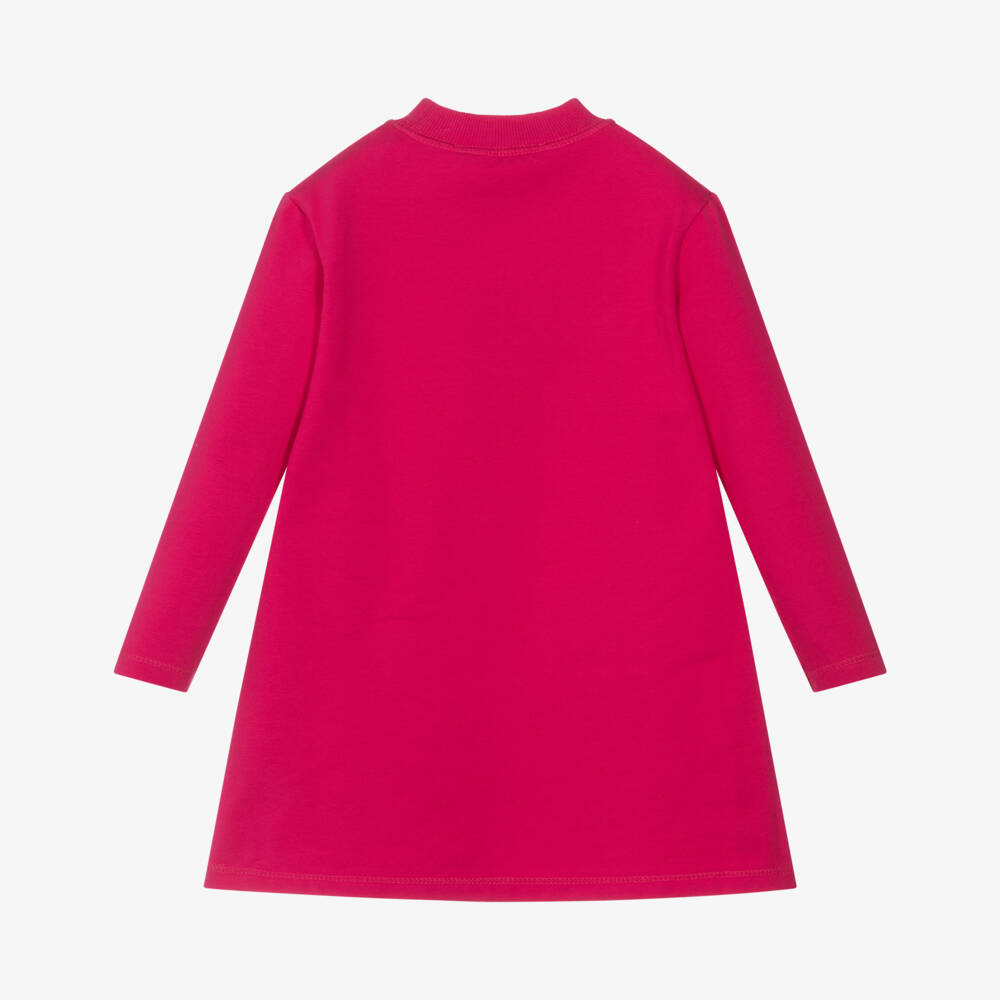 Agatha Ruiz de la Prada-Платье из розового трикотажа с яблоками для девочек | Childrensalon Outlet