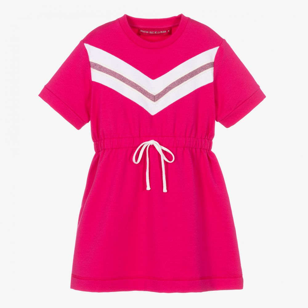 Agatha Ruiz de la Prada - Pinkes Baumwollkleid für Mädchen | Childrensalon