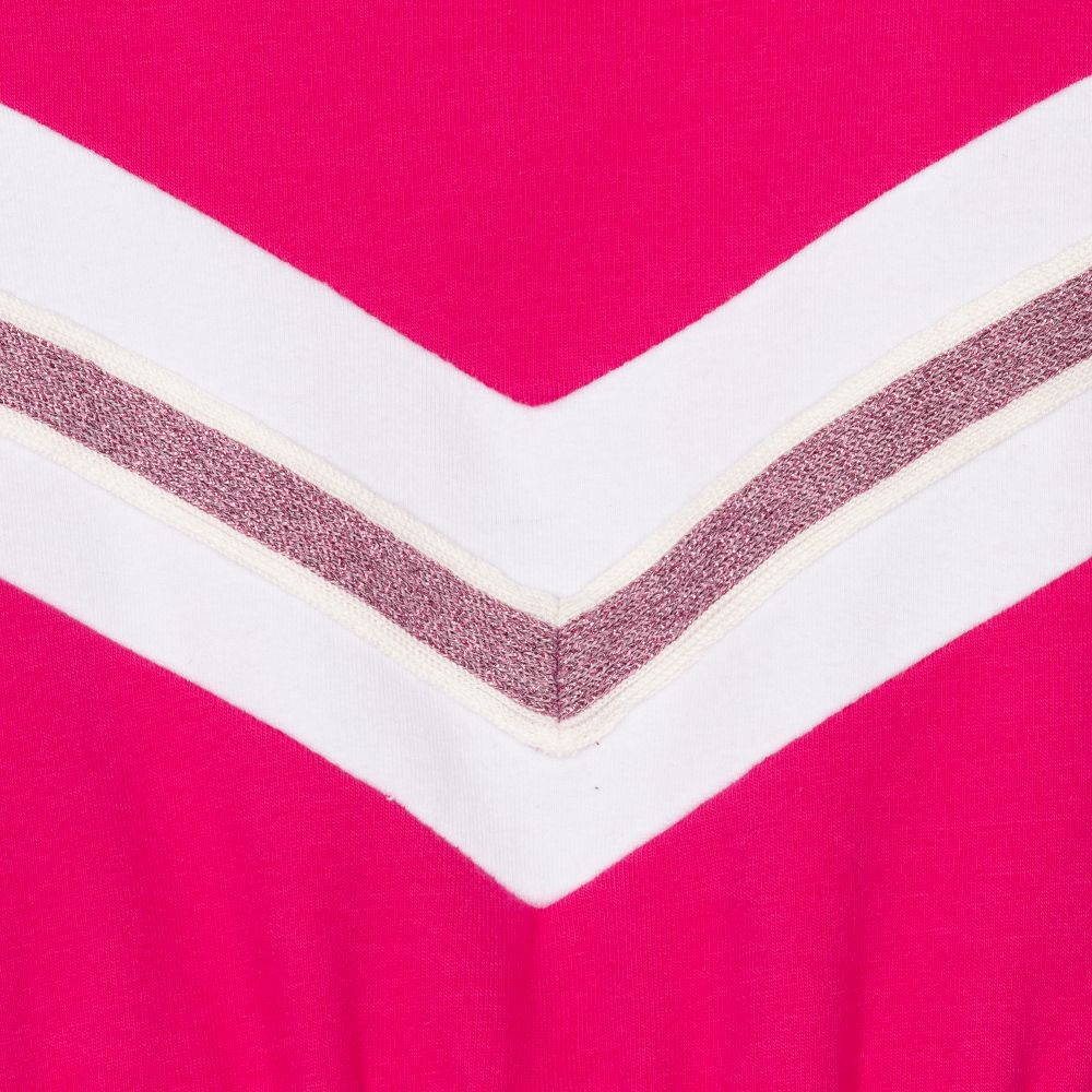 Agatha Ruiz de la Prada-Girls Pink Cotton Logo Dress | Childrensalon Outlet