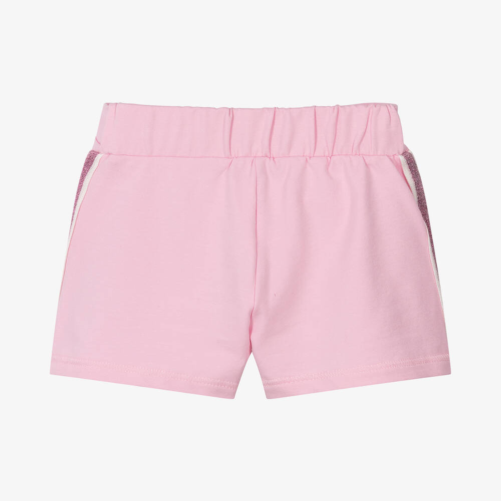 Agatha Ruiz de la Prada-Girls Pink Cotton Shorts  | Childrensalon Outlet