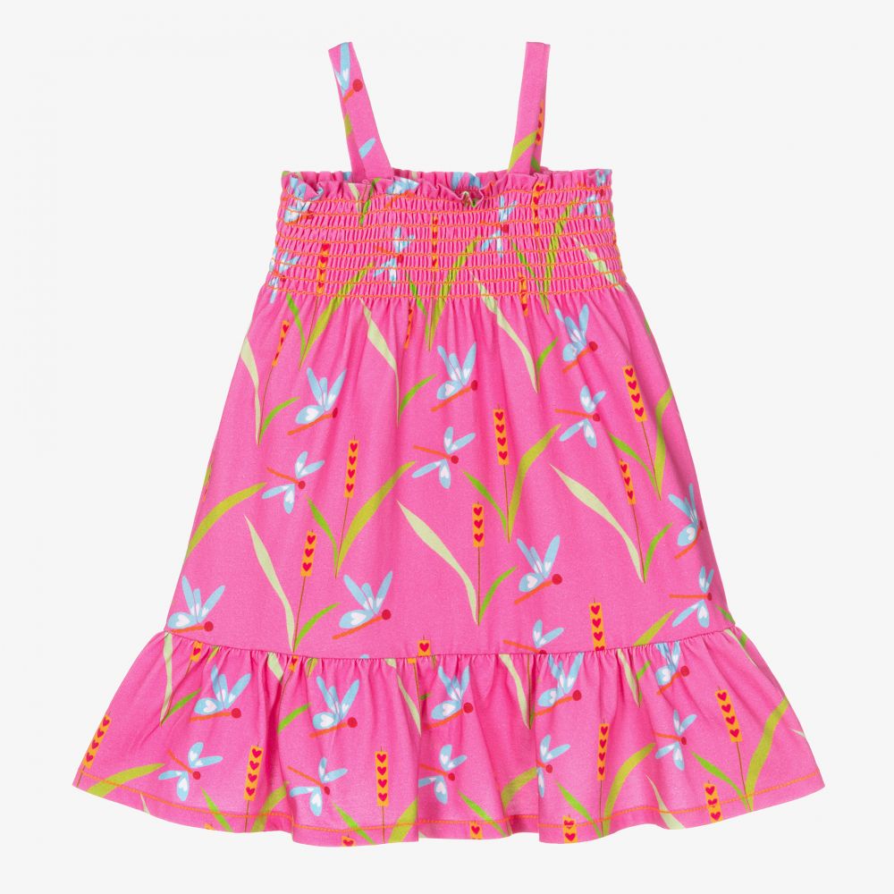 Agatha Ruiz de la Prada - Pinkes Kleid mit Libellen-Print (M) | Childrensalon