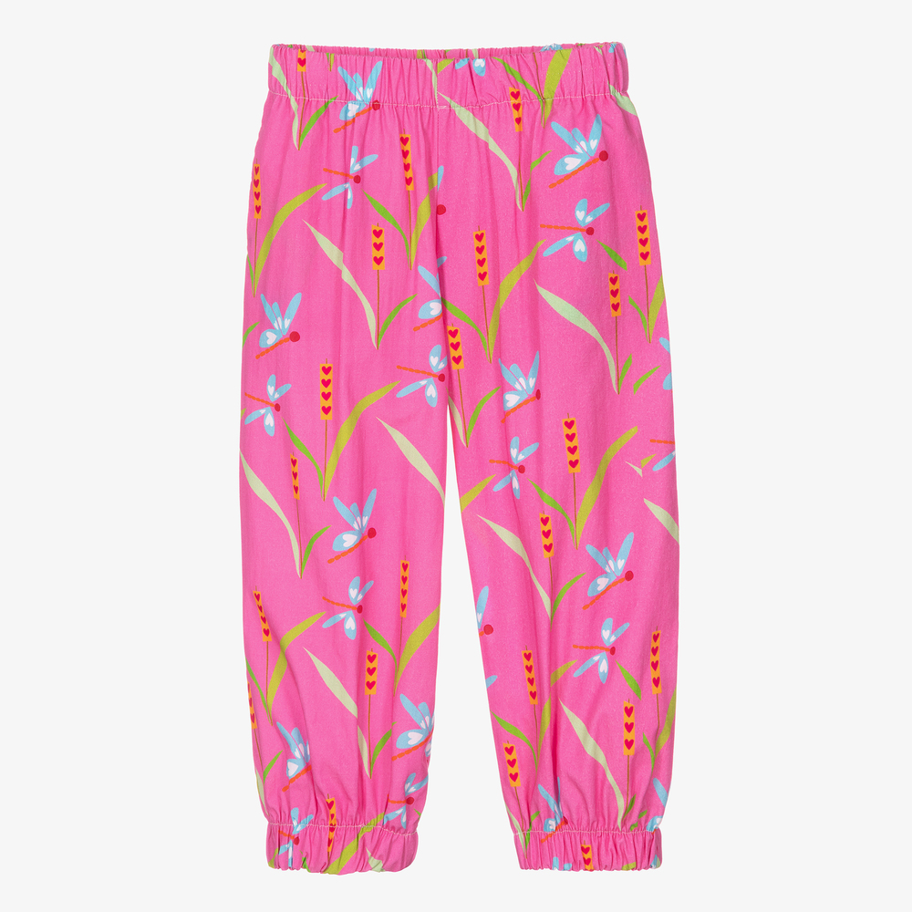 Agatha Ruiz de la Prada - Pantalon rose à libellules Fille | Childrensalon