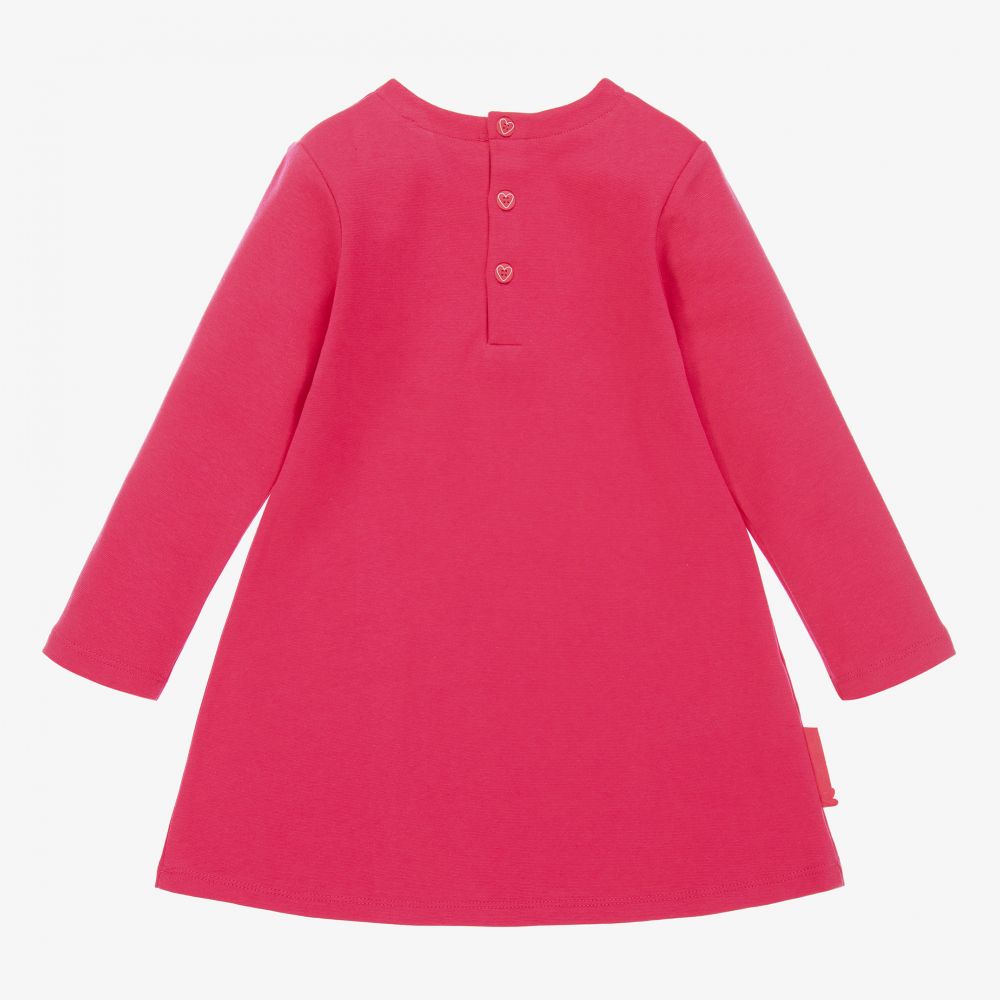 Agatha Ruiz de la Prada-طقم فستان وكولون قطن لون زهري | Childrensalon Outlet