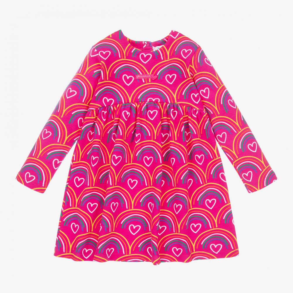 Agatha Ruiz de la Prada-Girls Pink Dress & Tights Set  | Childrensalon Outlet
