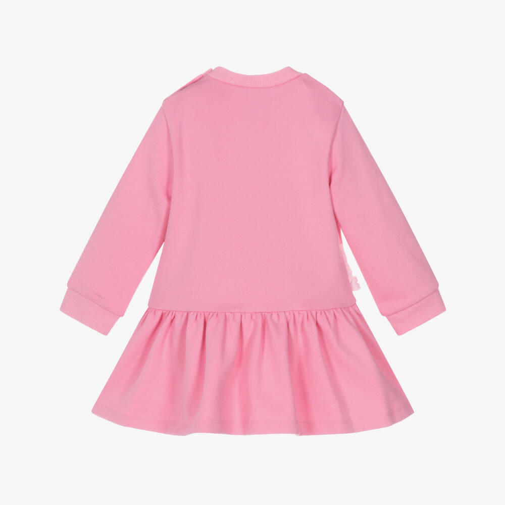 Agatha Ruiz de la Prada-فستان جيرسي وردي للبنات مع جوارب | Childrensalon Outlet