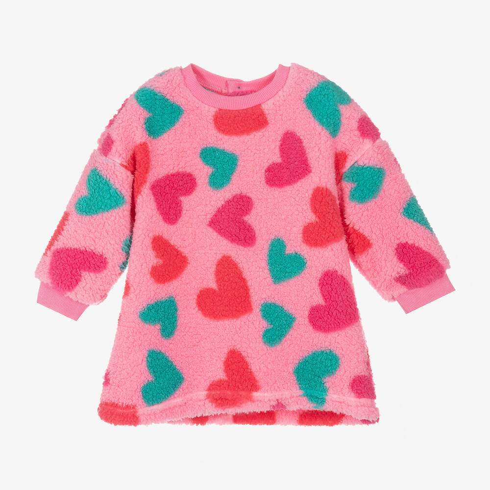 Agatha Ruiz de la Prada - Розовое флисовое платье и колготки для девочек | Childrensalon