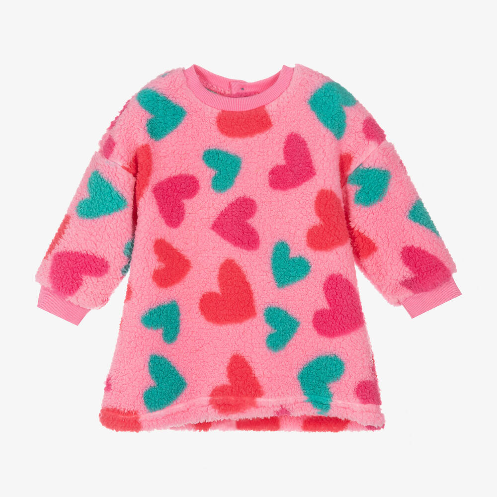 Agatha Ruiz de la Prada - Rosa Fleecekleid-Set für Mädchen | Childrensalon