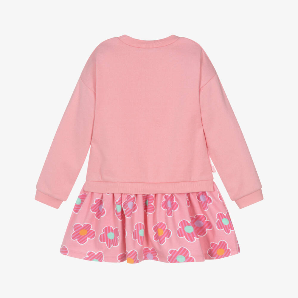 Agatha Ruiz de la Prada-Girls Pink Floral Dress Ensemble | Childrensalon Outlet