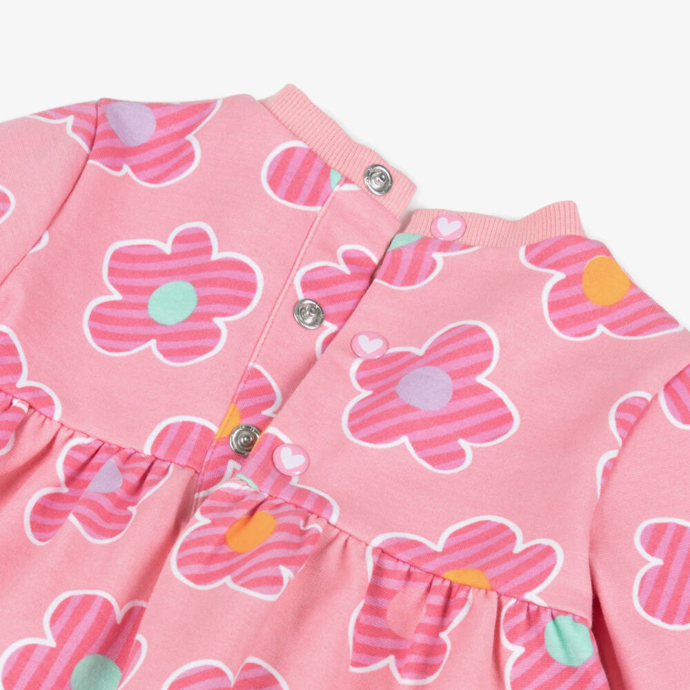 Agatha Ruiz de la Prada-Girls Pink Floral Dress Set | Childrensalon Outlet