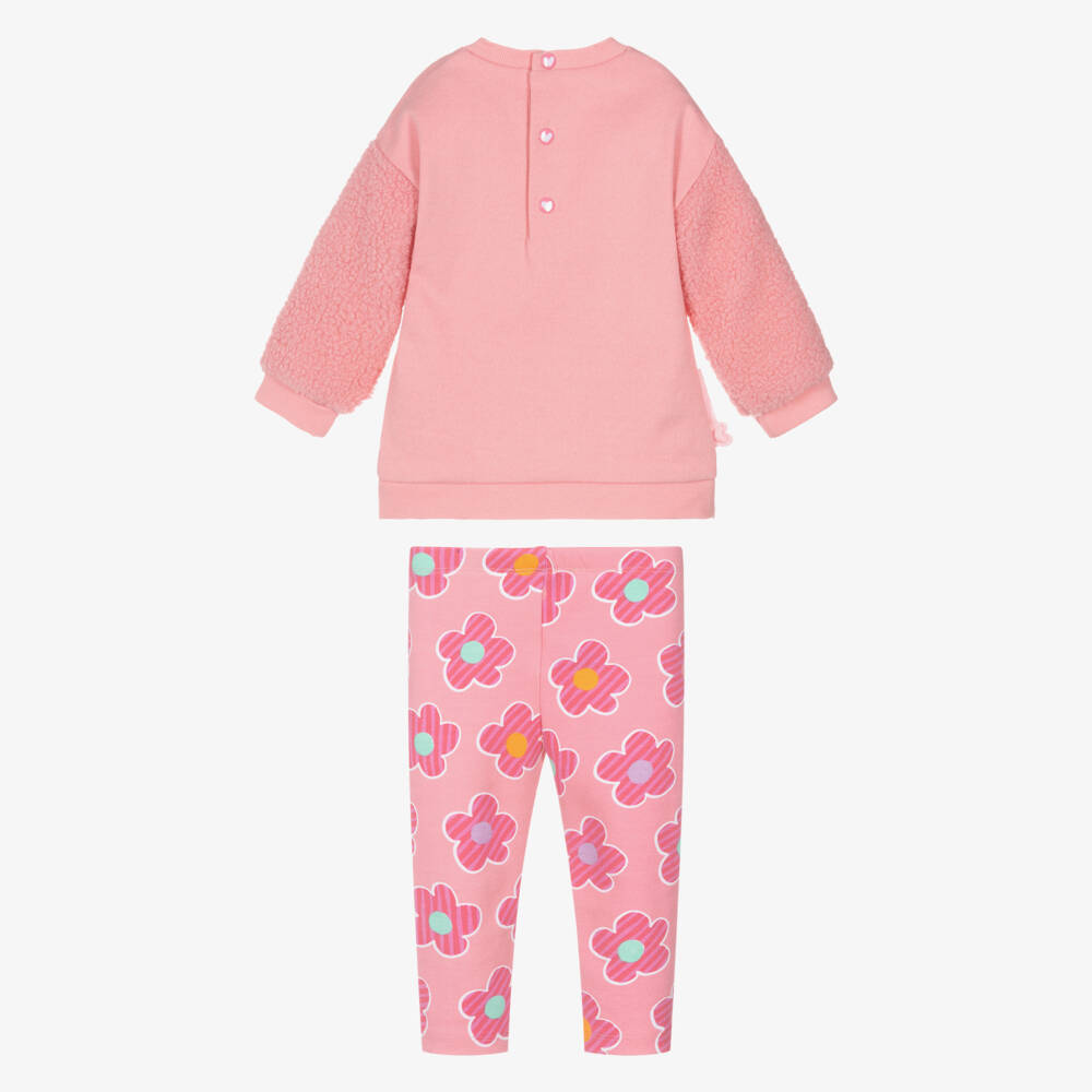 Agatha Ruiz de la Prada-Розовый цветочный комплект для девочек | Childrensalon Outlet