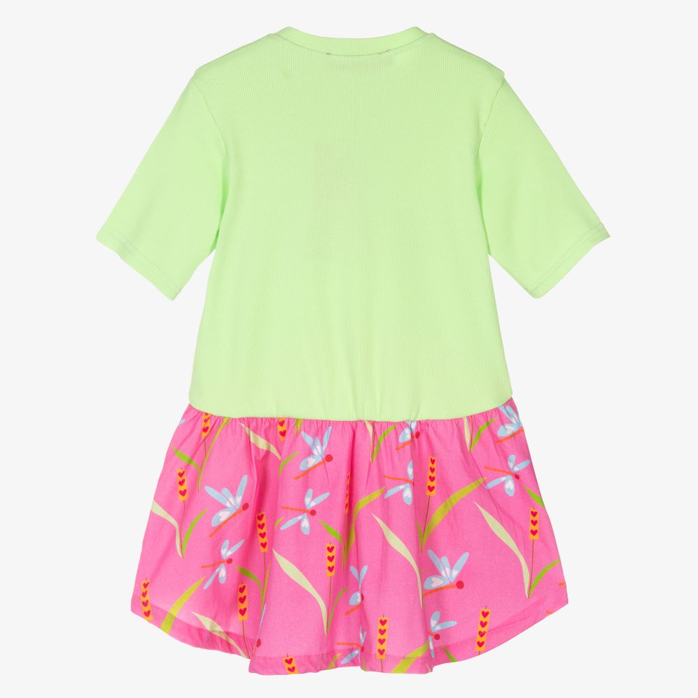 Agatha Ruiz de la Prada - Girls Pink & Green Dress | Childrensalon Outlet