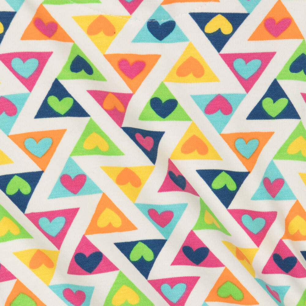 Agatha Ruiz de la Prada-Girls Pink Heart Pattern Dress Set | Childrensalon Outlet