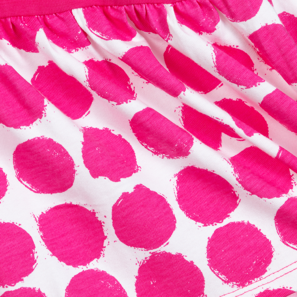 Agatha Ruiz de la Prada-Розовое платье с сердечками для девочек | Childrensalon Outlet