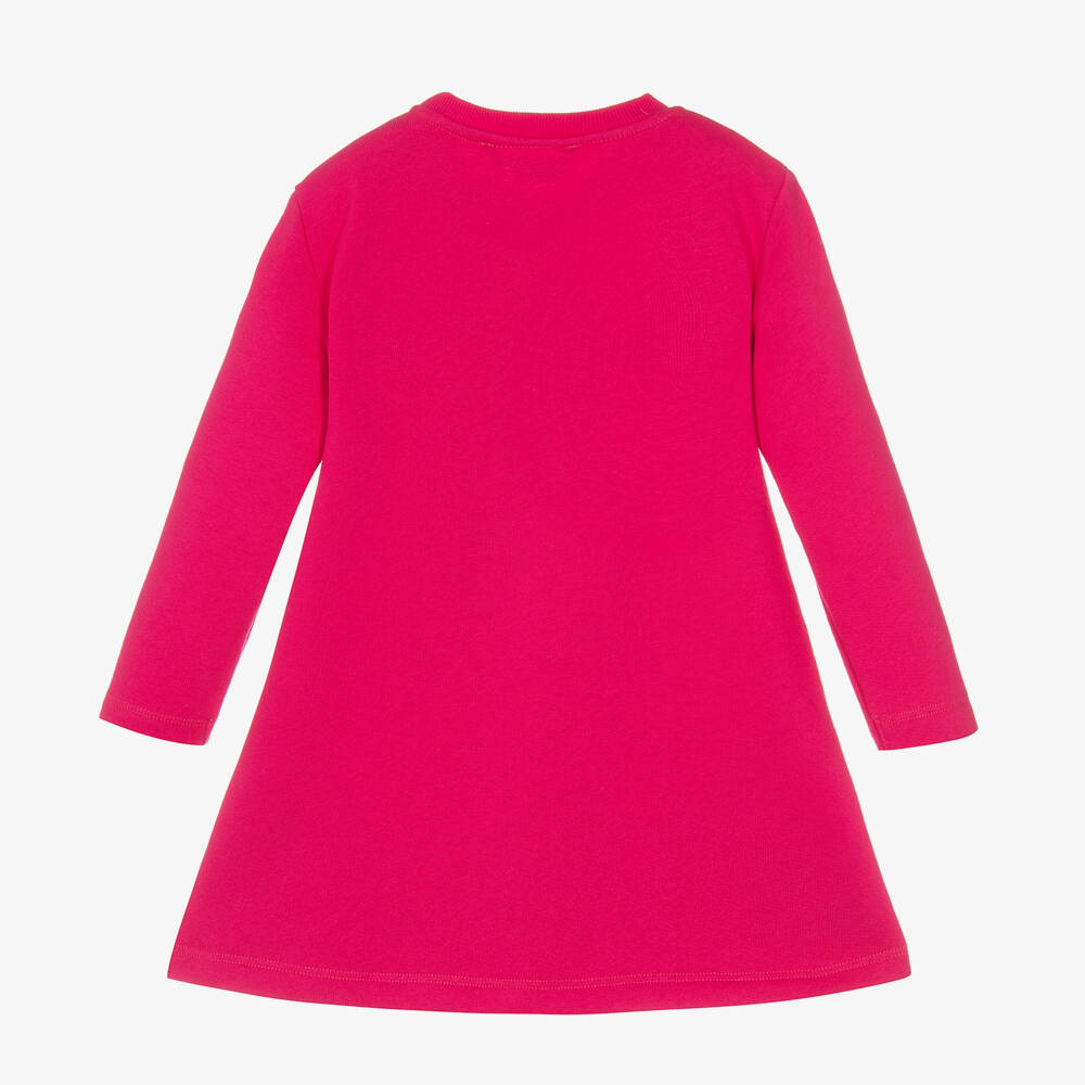 Agatha Ruiz de la Prada-Girls Pink Jersey Dress | Childrensalon Outlet