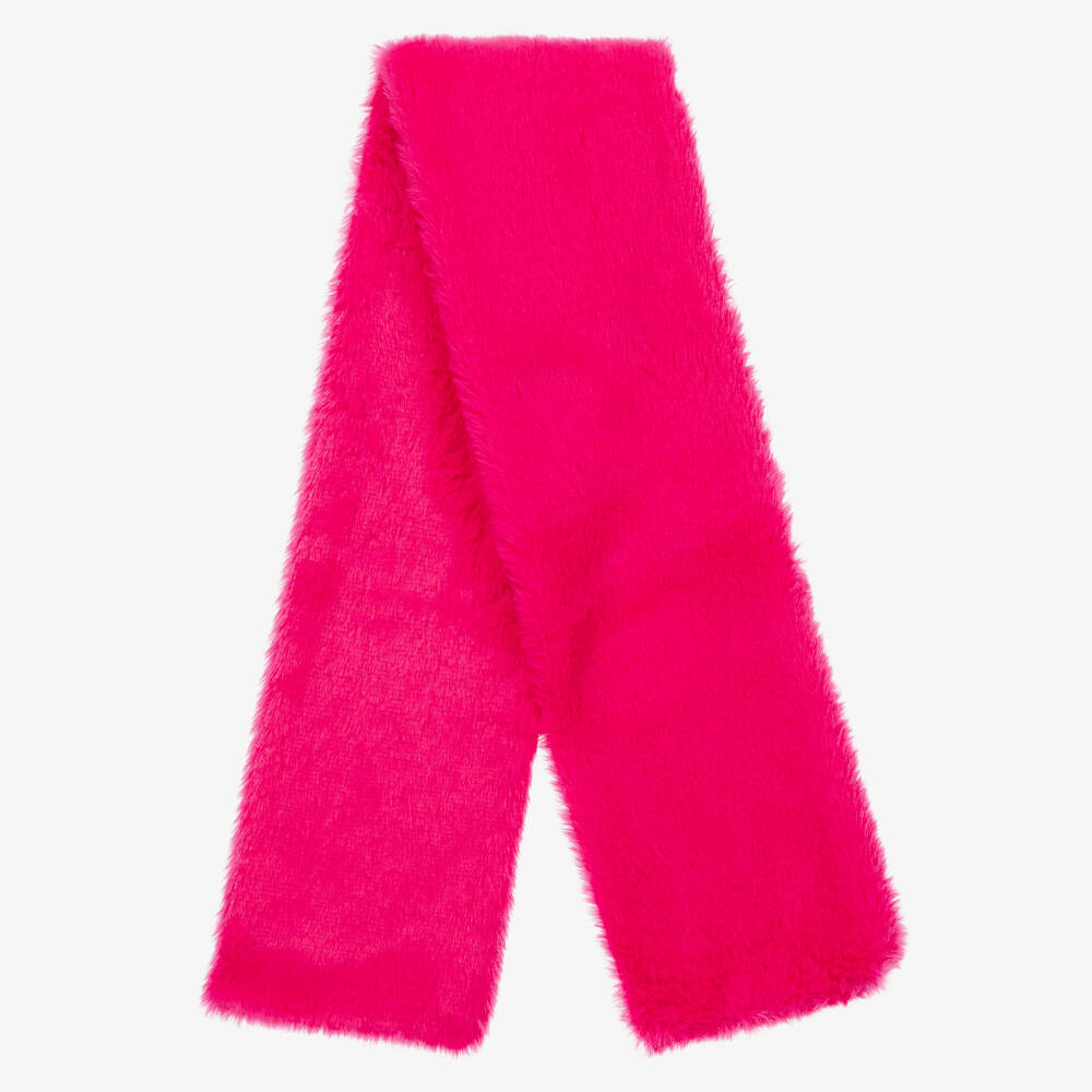 Agatha Ruiz de la Prada-Розовая шапка с помпоном и шарф | Childrensalon Outlet