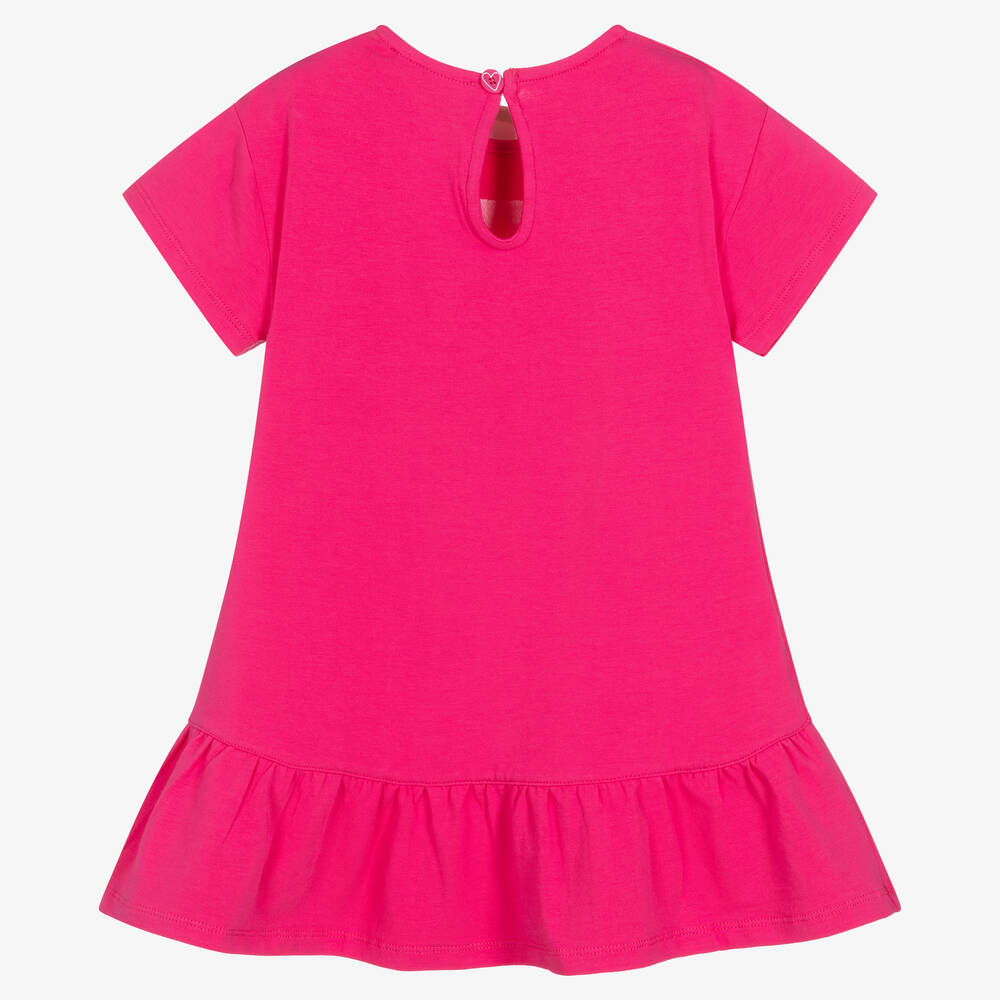 Agatha Ruiz de la Prada-Розовое платье с белым сердцем | Childrensalon Outlet