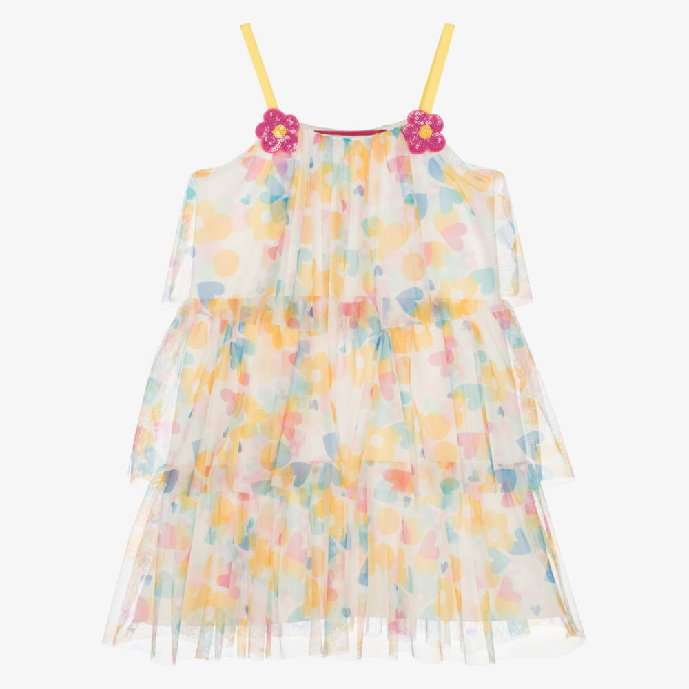 Agatha Ruiz de la Prada-Girls Pink & Yellow Tulle Layers | Childrensalon Outlet