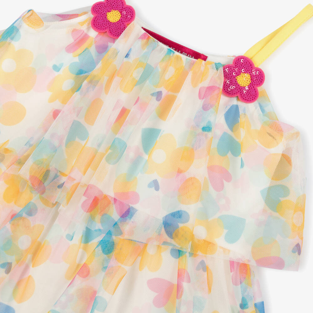 Agatha Ruiz de la Prada-Girls Pink & Yellow Tulle Layers | Childrensalon Outlet