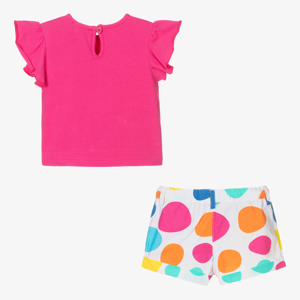 Agatha Ruiz de la Prada-Girls Polka Dot Shorts Set  | Childrensalon Outlet
