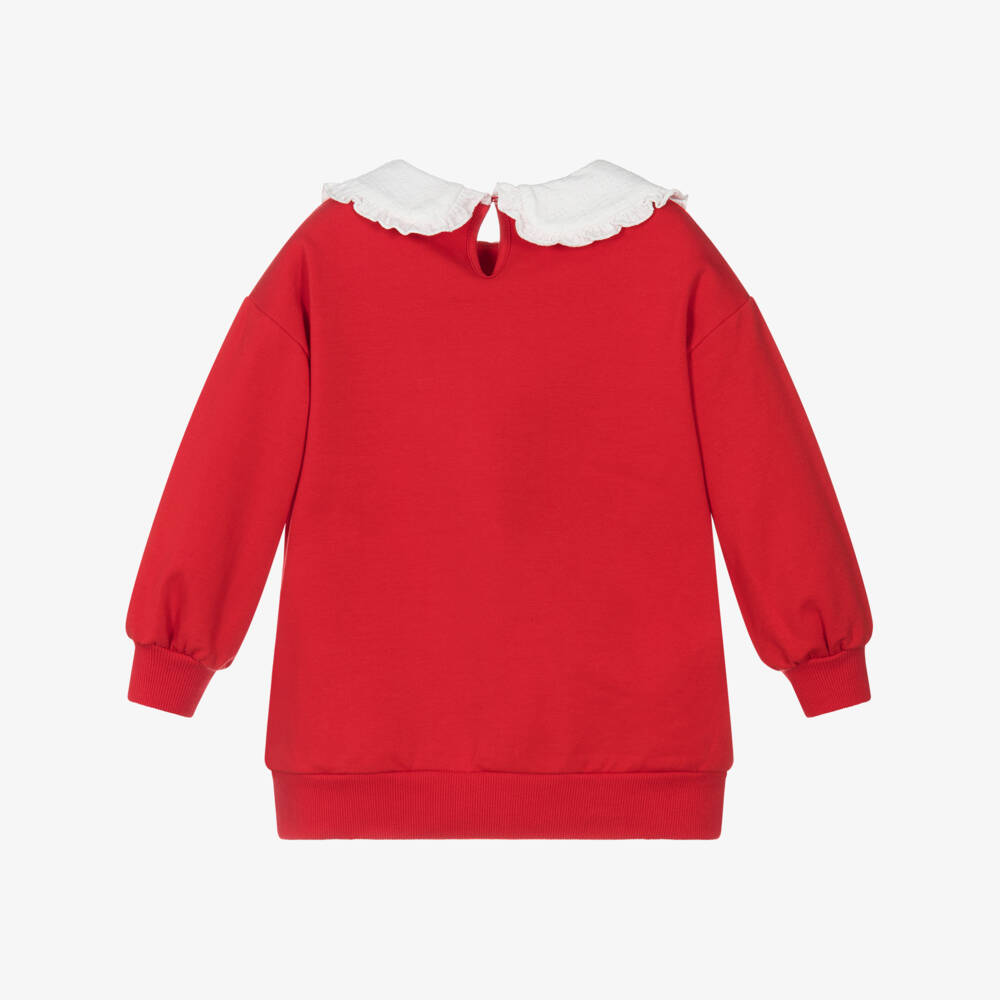 Agatha Ruiz de la Prada-Хлопковый свитшот с красной птицей для девочек | Childrensalon Outlet