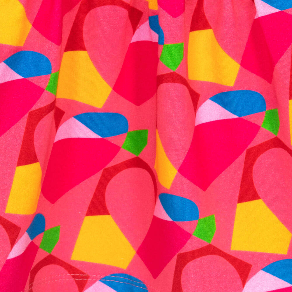 Agatha Ruiz de la Prada-Girls Red Heart Sweatshirt Dress | Childrensalon Outlet