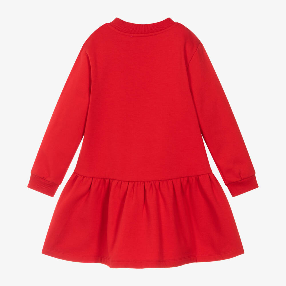 Agatha Ruiz de la Prada-Girls Red Jersey Dress | Childrensalon Outlet