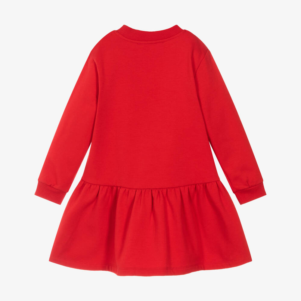 Agatha Ruiz de la Prada-Girls Red Jersey Dress | Childrensalon Outlet