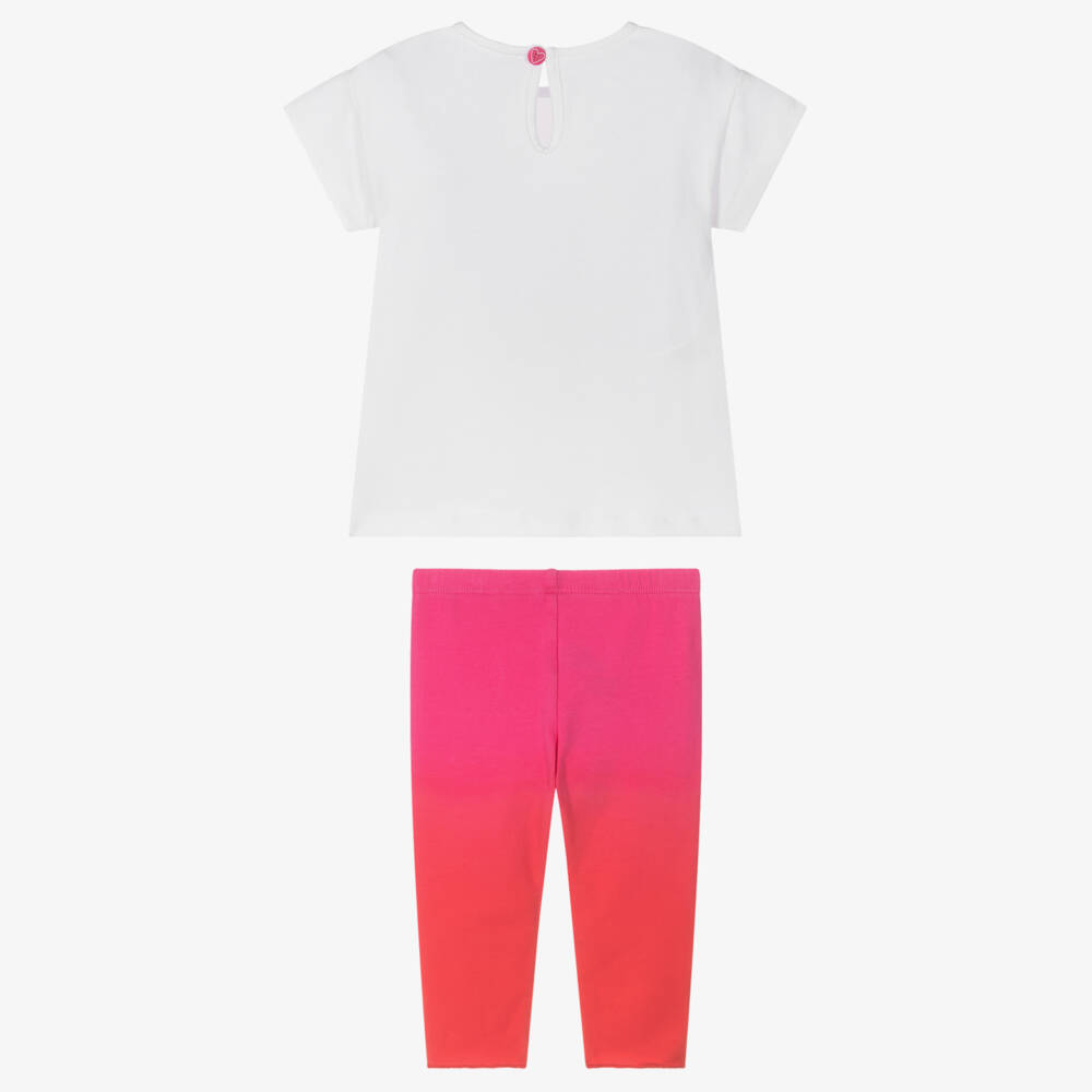 Agatha Ruiz de la Prada-Наряд с красными и белыми сердечками для девочек | Childrensalon Outlet