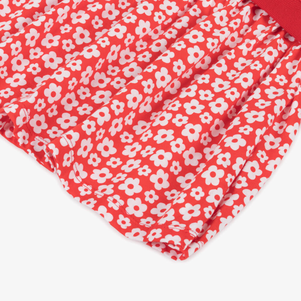 Agatha Ruiz de la Prada-Girls Rosy Floral Cotton Frock | Childrensalon Outlet