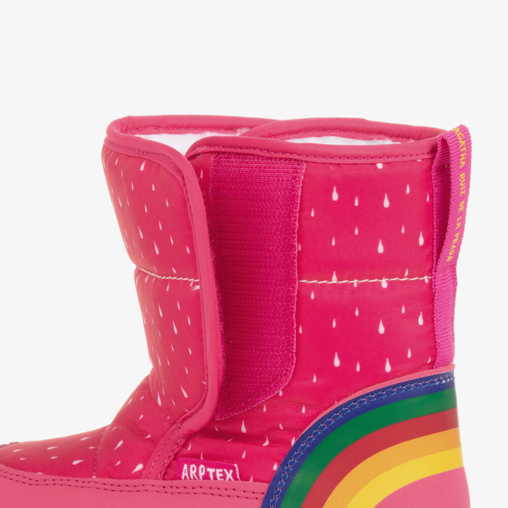 Agatha Ruiz de la Prada-Girls Rosy Prism Snow Footwear | Childrensalon Outlet