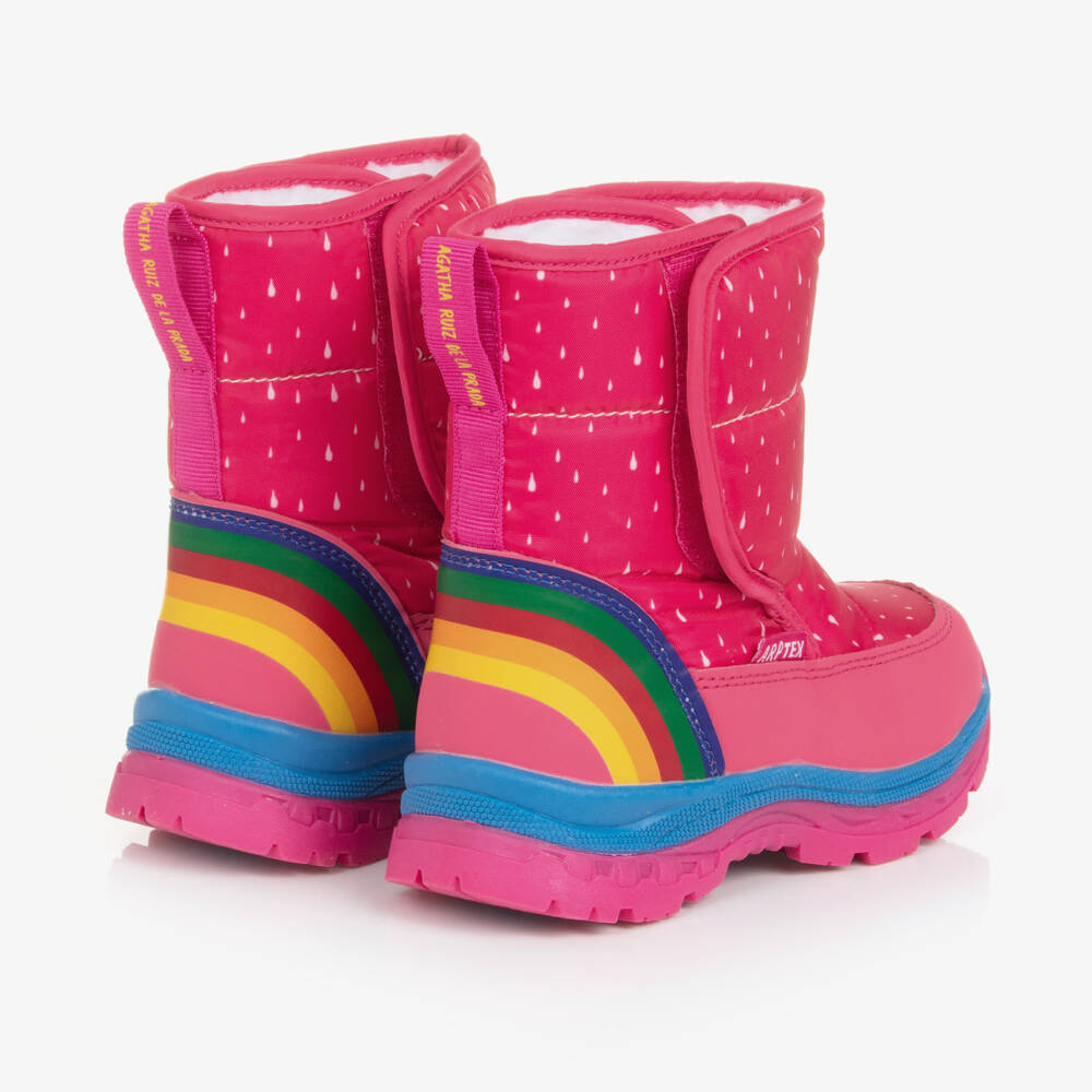 Agatha Ruiz de la Prada-Girls Rosy Prism Snow Footwear | Childrensalon Outlet