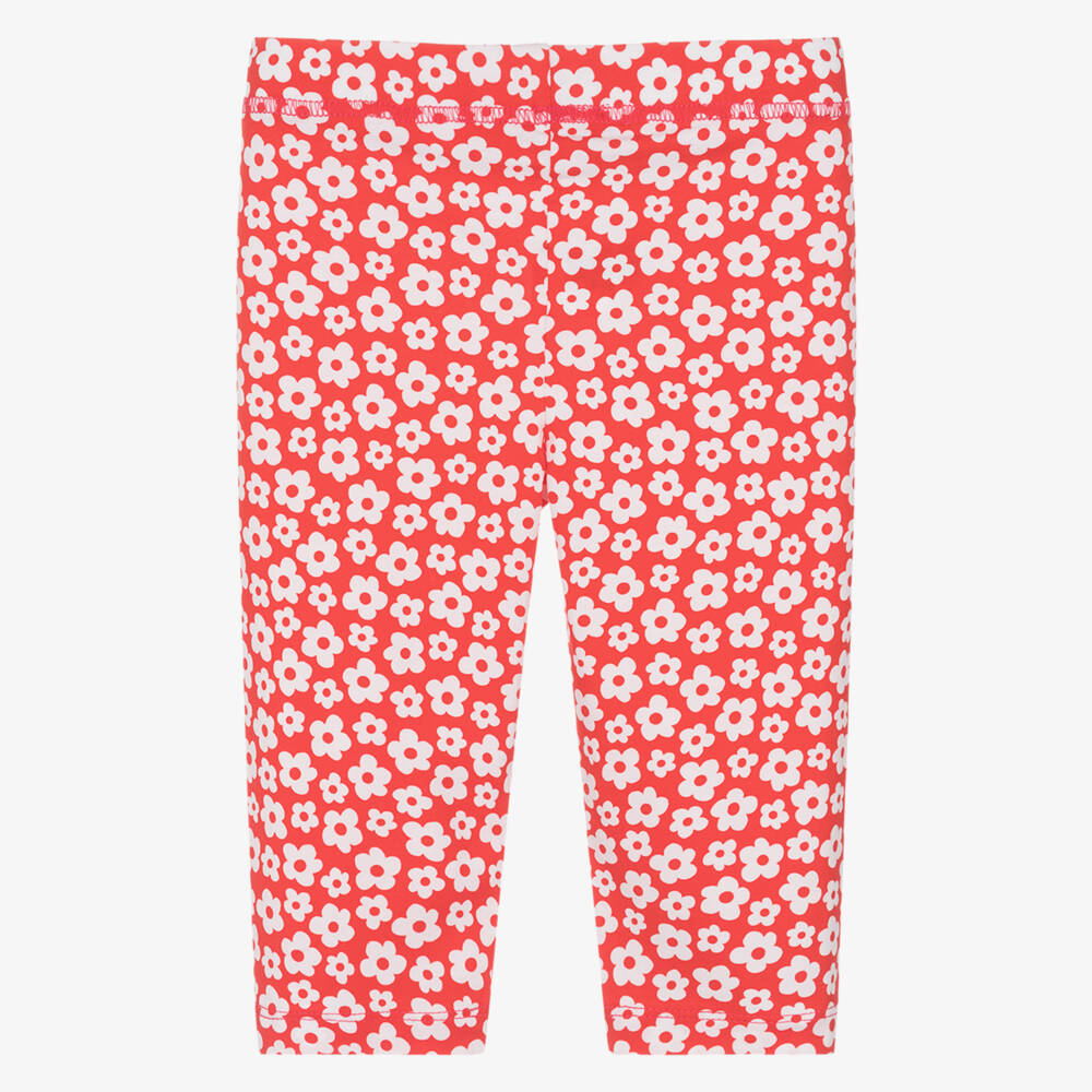 Agatha Ruiz de la Prada-Girls Scarlet Floral Crop Leggings | Childrensalon Outlet