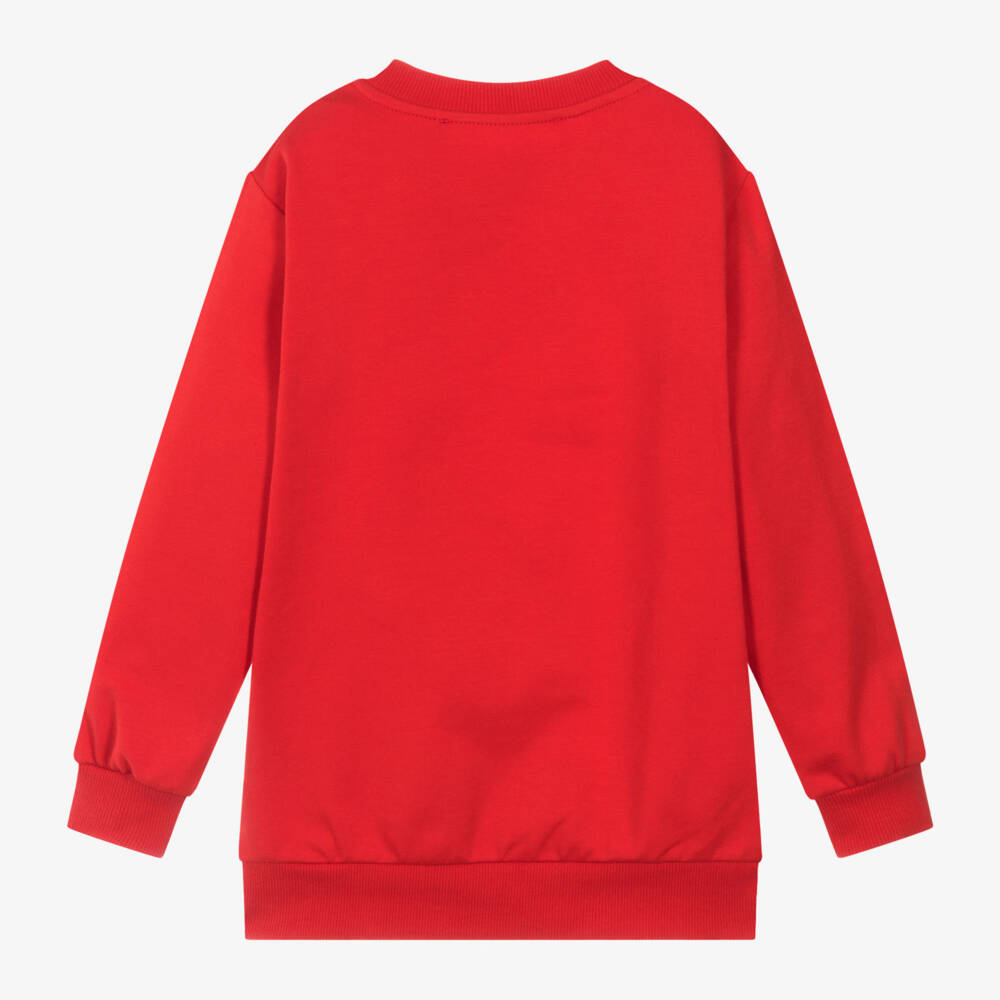 Agatha Ruiz de la Prada-Girls Scarlet Heart Sweatshirt | Childrensalon Outlet