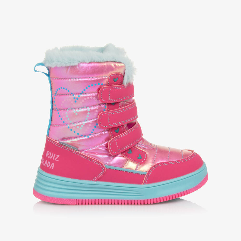 Agatha Ruiz de la Prada-Girls Shimmering Winter Boots | Childrensalon Outlet