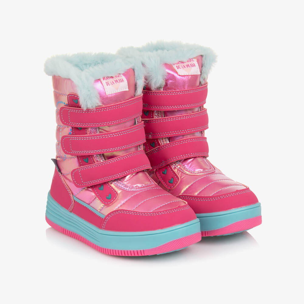Agatha Ruiz de la Prada-Girls Shimmering Winter Boots | Childrensalon Outlet