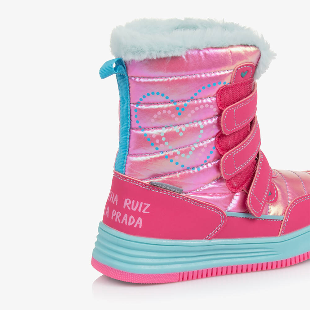 Agatha Ruiz de la Prada-Girls Shimmering Winter Boots | Childrensalon Outlet