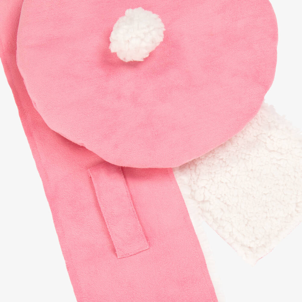 Agatha Ruiz de la Prada-Мягкий розовый берет и шарф для девочек | Childrensalon Outlet