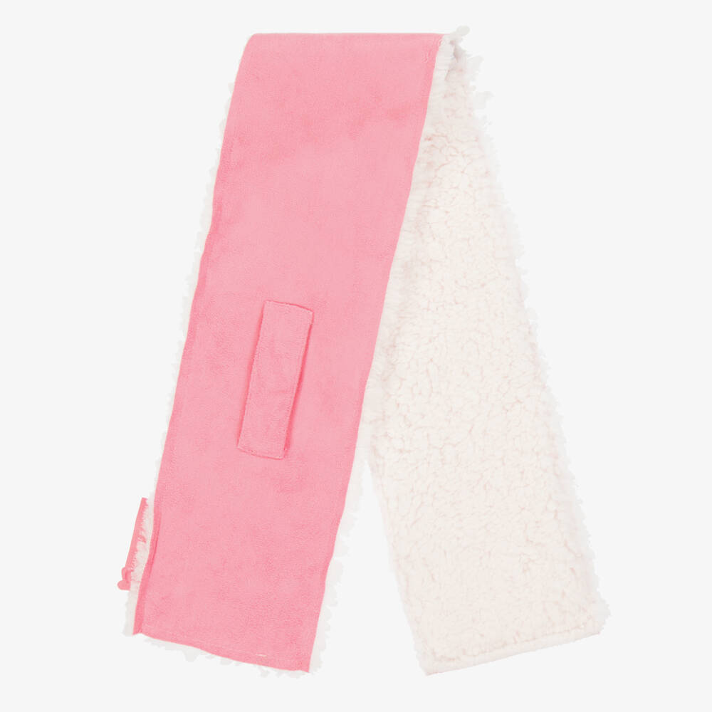 Agatha Ruiz de la Prada-Мягкий розовый берет и шарф для девочек | Childrensalon Outlet