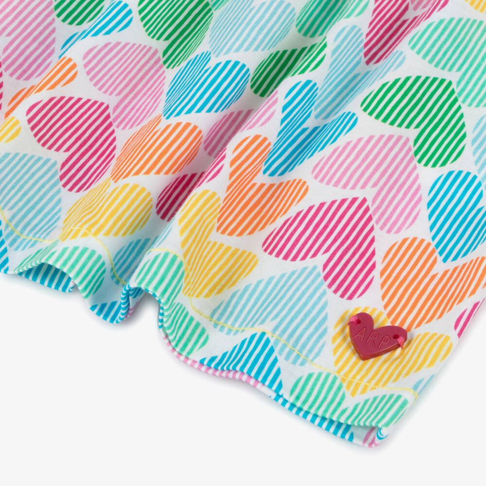 Agatha Ruiz de la Prada-Girls Strappy Dress with Heart Design | Childrensalon Outlet