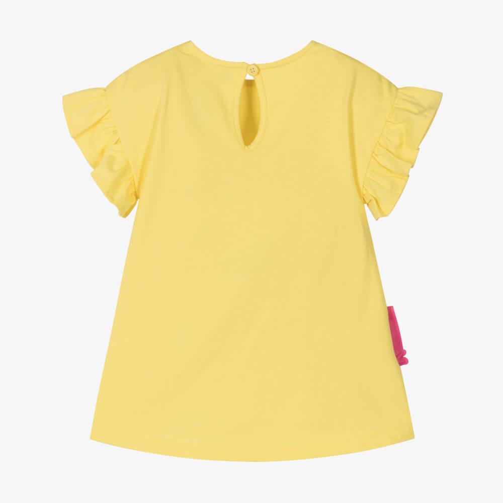 Agatha Ruiz de la Prada-فستان قطن بناتي بتصميم قلب مشرق | Childrensalon Outlet