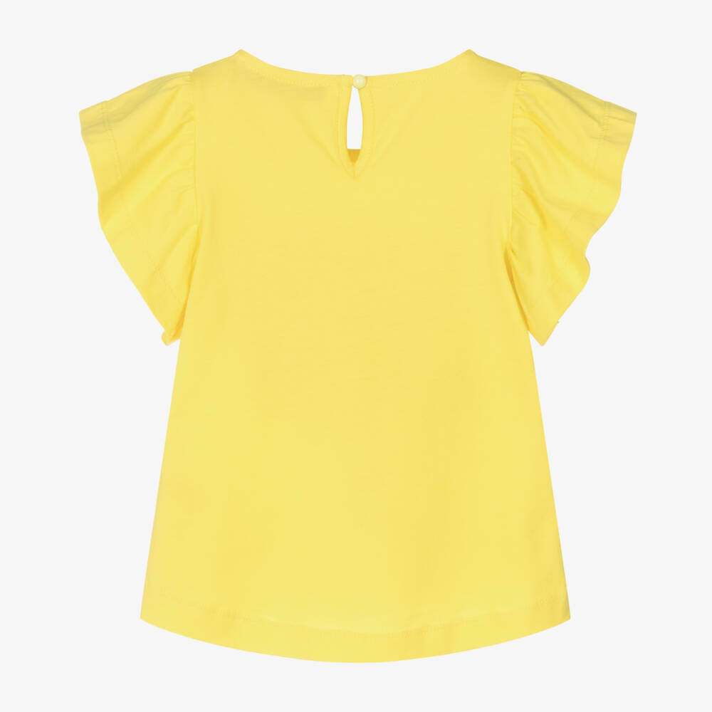 Agatha Ruiz de la Prada-Girls Sunshine Love Cotton Tee | Childrensalon Outlet