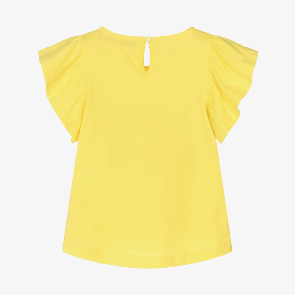 Agatha Ruiz de la Prada-Girls Sunshine Love Cotton Tee | Childrensalon Outlet