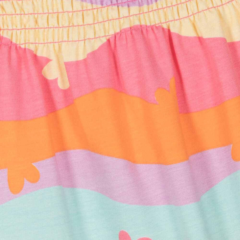 Agatha Ruiz de la Prada-Girls Vibrant Swirl Print Cotton Frock | Childrensalon Outlet