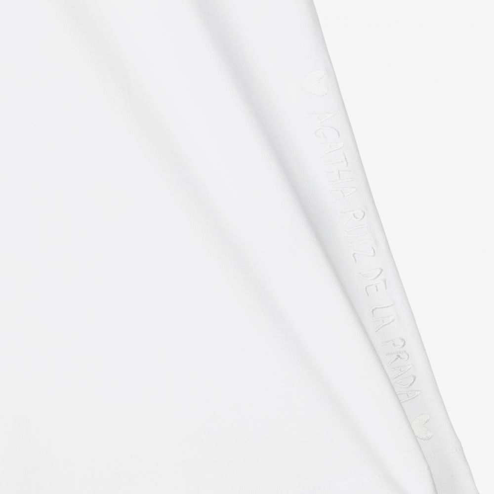 Agatha Ruiz de la Prada-Белое хлопковое платье для девочек | Childrensalon Outlet