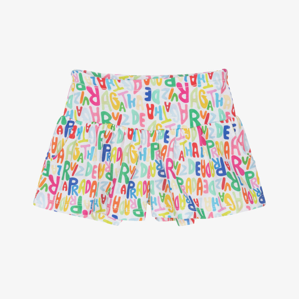 Agatha Ruiz de la Prada-Розовые шорты с логотипом для девочек | Childrensalon Outlet