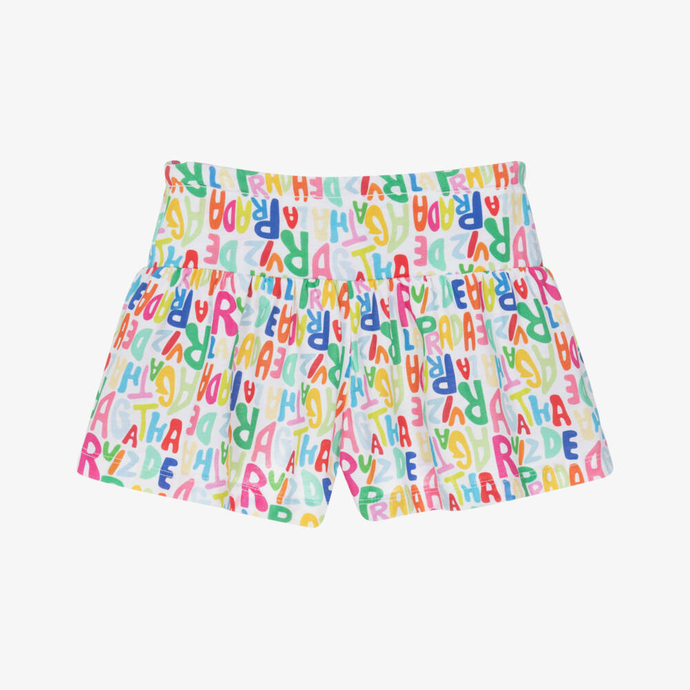 Agatha Ruiz de la Prada-Розовые шорты с логотипом для девочек | Childrensalon Outlet